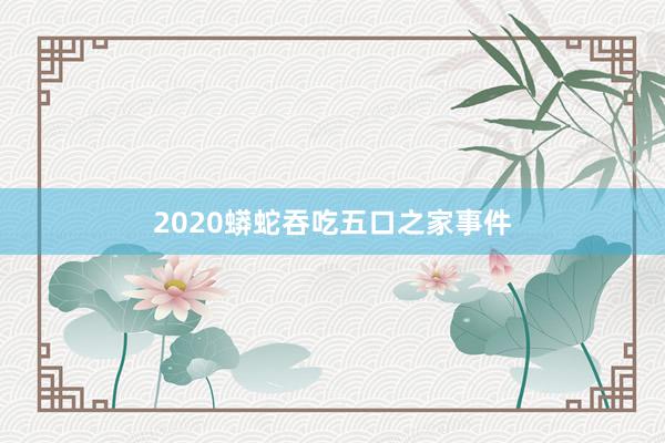 2020蟒蛇吞吃五口之家事件